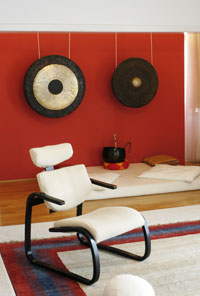 Blick in die Praxisräume von Diplom Psychologe Bernd Müller, Wiesbaden